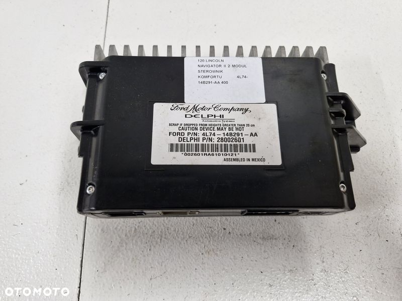 lincoln navigator 2 ii moduł sterownik komfortu 4l74-14b291-aa - 2