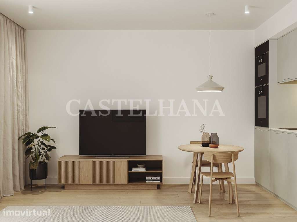 Apartamento T0 com estacionamento em novo empreendimento em Marvila - Grande imagem: 3/54