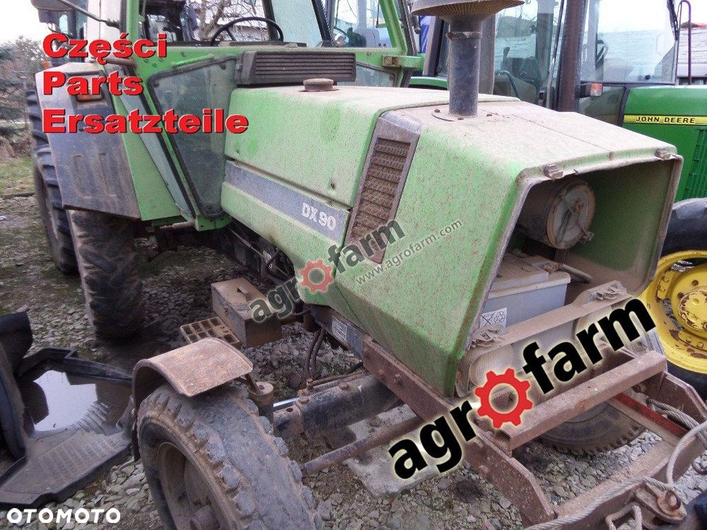Deutz DX 90 części, skrzynia biegów, silnik, oś - 3