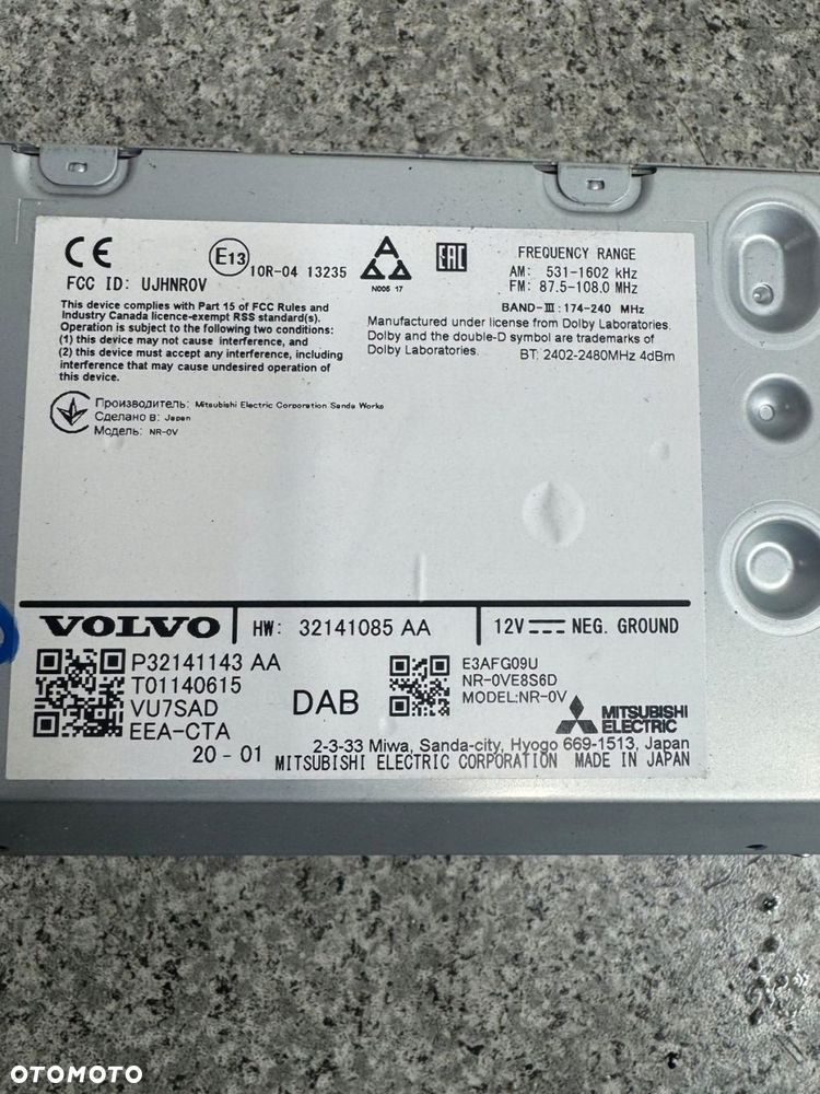radio nawigacja dab volvo xc40 2017-2024 32141143 - 6