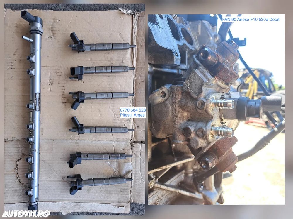 KIT Injectie Pompa inalta presiune Rampa injectoare Injectoare originale BMW 245cp E90 LCI E91 LCI E92+LCI E93+LCI F07 F10 F11 F01 F02 E70 LCI E71 - 1