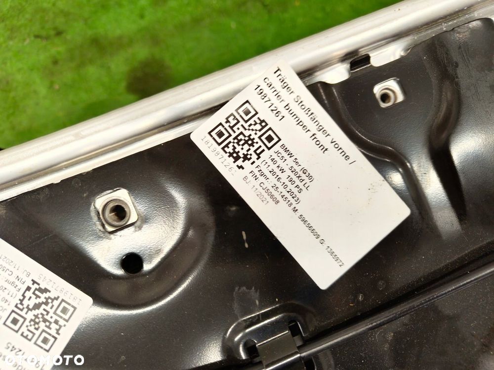 BMW G30 LCI PRZÓD MASKA ZDERZAK LAMPY BŁOTNIKI PAS PRZEDNI C3E - 7