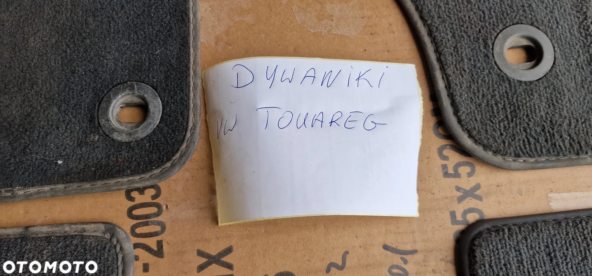 Dywaniki wycieraczki wykładziny VW Touareg 7L - 7