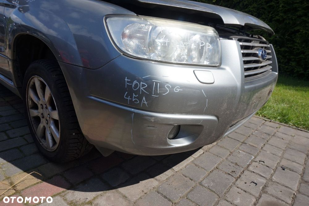MASKA ZDERZAK BŁOTNIKI LAMPY FORESTER II SG LIFT 45A  SUBARU 2006-2008 SZARY PRZÓD KOMPLETNY - 8