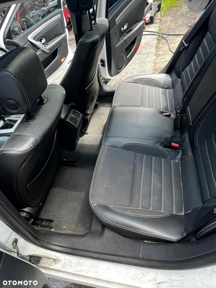 Renault Laguna 3 - Komplet FOTELI, KANAPA, SIEDZENIA, BOCZKI - Anglik (Czarne) - 11