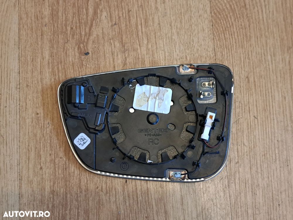 Sticla oglinda exterioara stanga dreapta cu electrocrom si side assist, sticla oglinda exterioara cu electrocrom originale BMW G30 G11 G12 F93 - 6