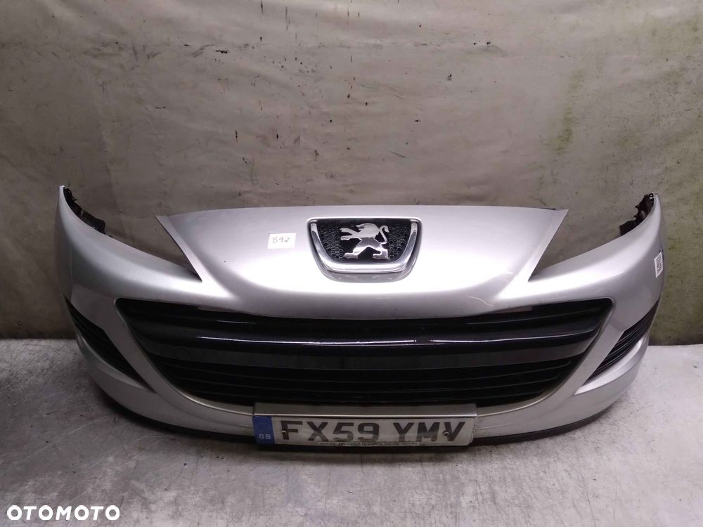 @ ZDERZAK PRZÓD PRZEDNI PEUGEOT 207 LIFT FL EZRC SREBRNY - 1