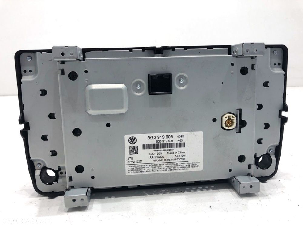 RADIO WYŚWIETLACZ  VW GOLF VII (5G1, BQ1, BE1, BE2) 2012 - 2022 1.6 TDI 77 kW [105 KM] olej - 3