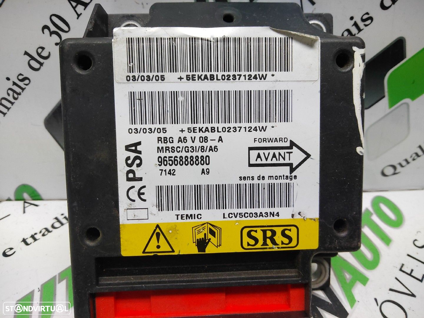 Centralina Airbags Citroën C2 (Jm_) - 2