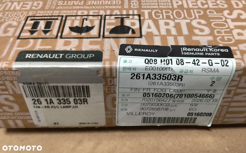 Kratka listwa zderzaka lewa Arkana RSLINE OE 261A33503R - 4