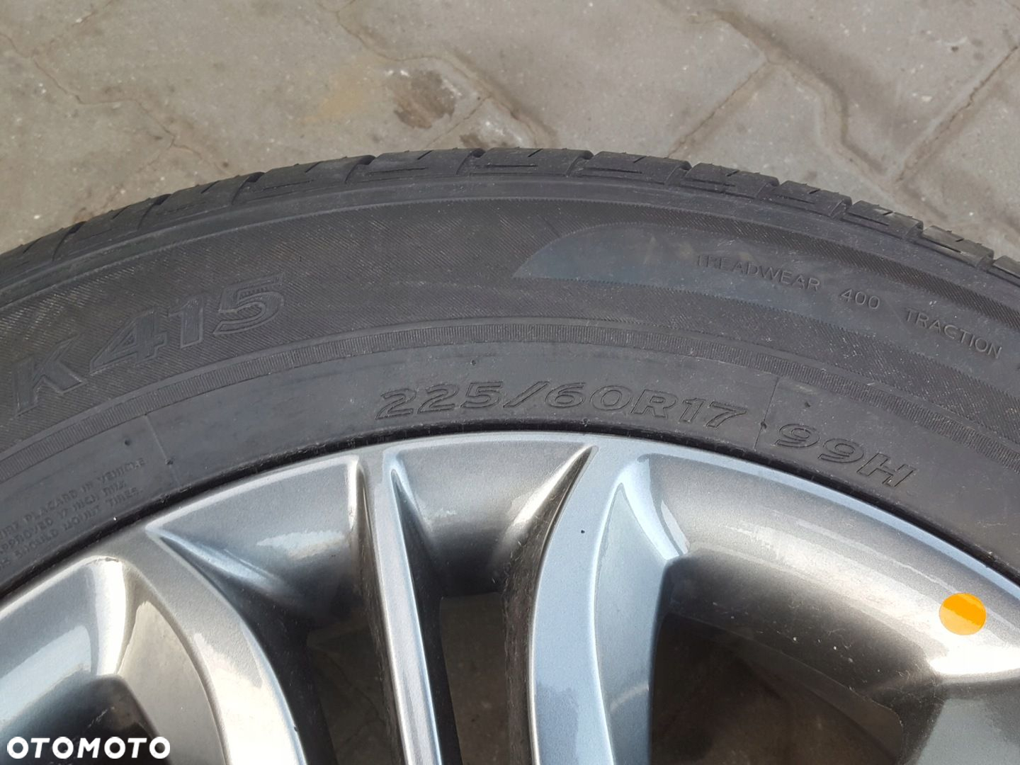 HYUNDAI ix35 FELGA ALUMINIOWA 17 5X114,3 52910-2Y650 KOŁO ZAPASOWE - 4