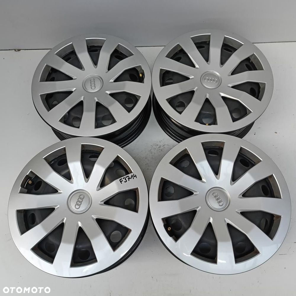Felgi 5x100 15 Audi A1 + Kołpaki 4szt (F3714) - 1