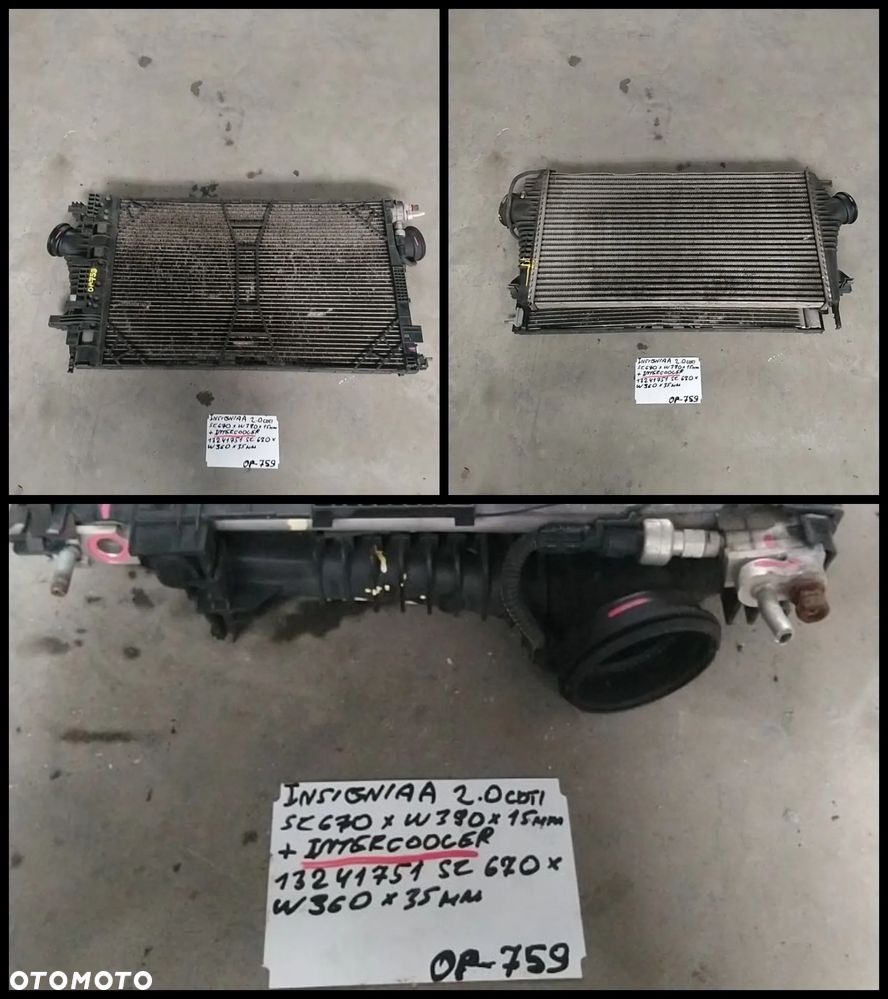 OPEL DAEWOO SAAB CHŁODNICA WODY AUKCJA NR2 - 17