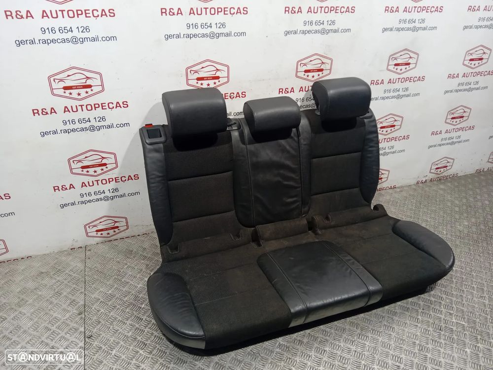 Conjunto de Bancos Audi A3 8P Sportback S-Line Pele e Tecido Original - 5