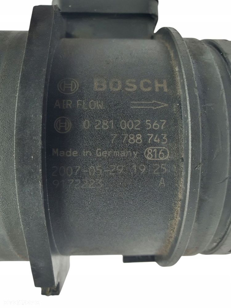 PRZEPŁYWOMIERZ BMW E60 E82 E83 E87 E90 E91 E92 E93 2.0 D N47D20 0281002567 - 4