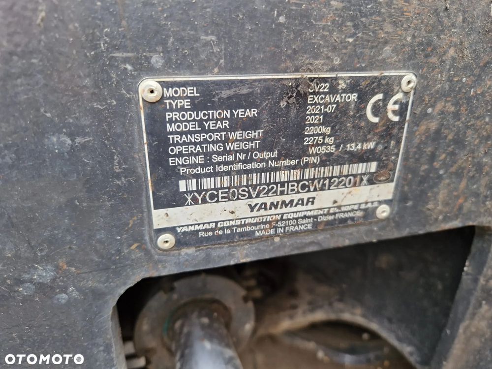 Yanmar SV22 * 2200 kg * 2021r. * 3 łyżki * - 6