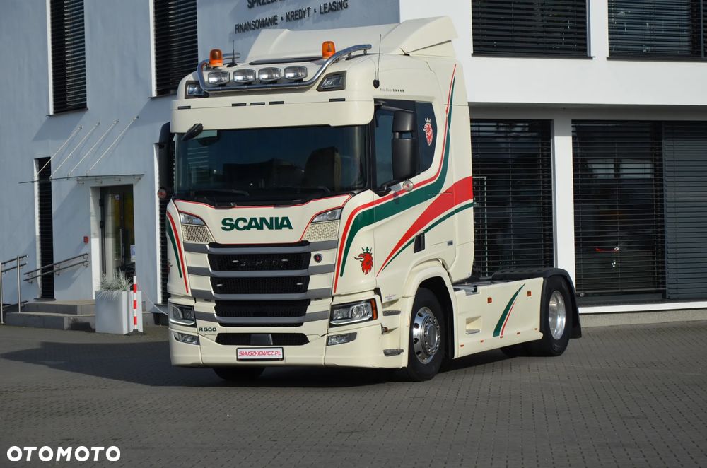 Scania R 500 / 4 PODUSZKI / ALUSY / ACC / LED / AIRBAG / NAVI / WAGA / DE 1708 - 1