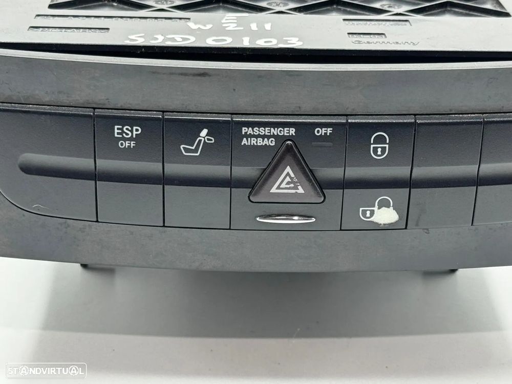 Comutador Multifunções Tablier + Caixa CD'S - Mercedes E W211 (2002) - 2