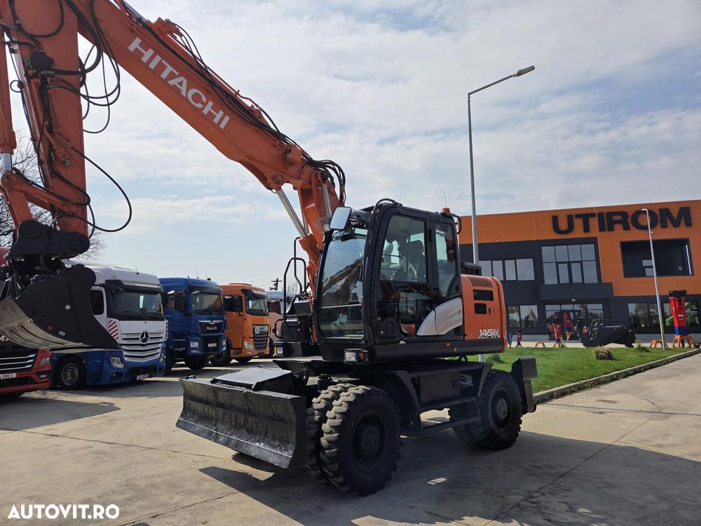 Hitachi PE ROTI 17t, ZX145W-6, 2018, 4.379h, LAMA SI CALE, 3 BRATE EXCAVARE, ad sapare 6m, latime 2,5m, inst picon+rotire, cupa EXCAVARE NOUA, cupa TALUZ INCLINABILA, Antifurt, 3 camere, consum mediu 8,6l/h, posibil leasing 3 ani, CA NOU, PROMOTIE 91.900 EUR - 10
