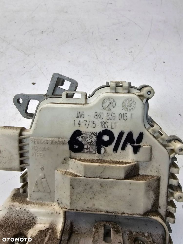 ZAMEK DRZWI LEWY TYŁ AUDI A4 B8 A5 Q5 8K0839015F 6 PIN - 4