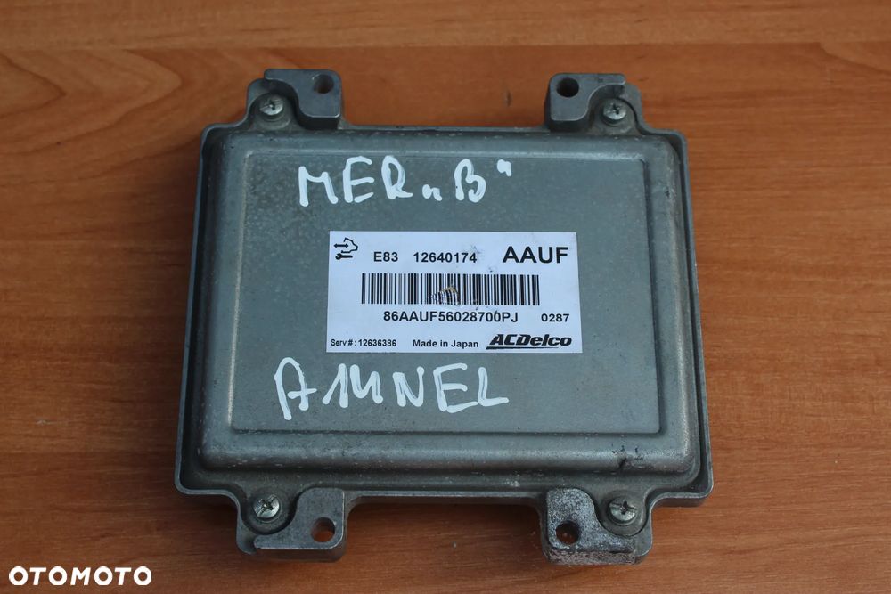 KOMPUTER STEROWNIK SILNIKA OPEL MERIVA B 1.4 TURBO 12640174 AAUF