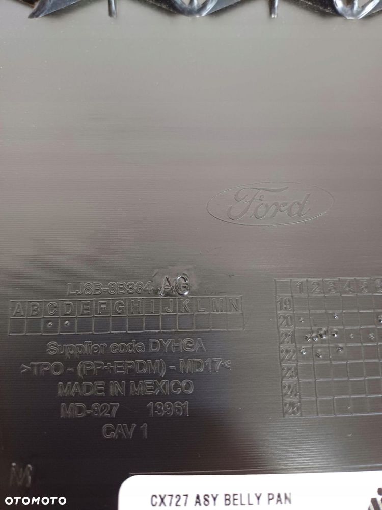 ford mustang mach e osłona płyta pod zderzak przód - 10