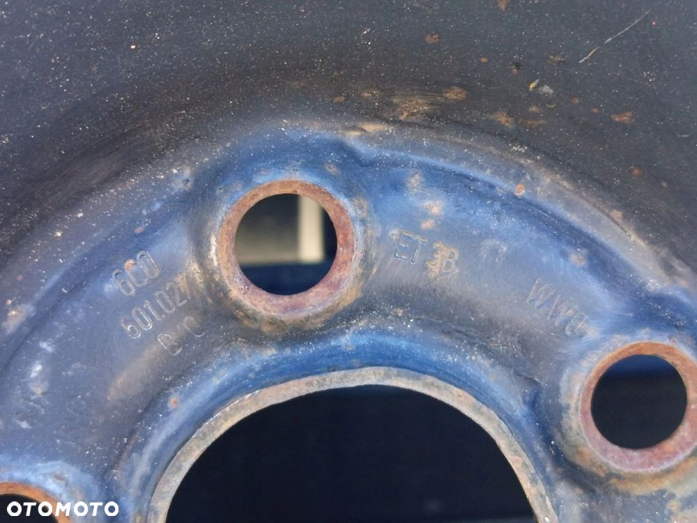 FELGA STALOWA KOŁO ZAPASOWE VW POLO SKODA FABIA RAPID 5x100 15'' ET38 - 4