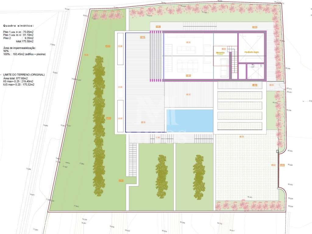 Terreno com projeto de arquitetura aprovado situado em Orbacém - Ca... - Grande imagem: 3/11