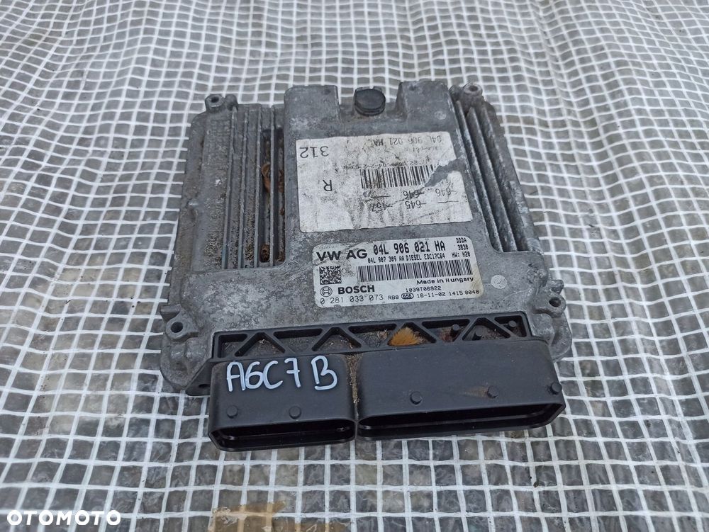 AUDI A6 C7 4G0 LIFT 15- 2.0 TDI KOMPUTER STEROWNIK SILNIKA ECU 04L906021HA - 1