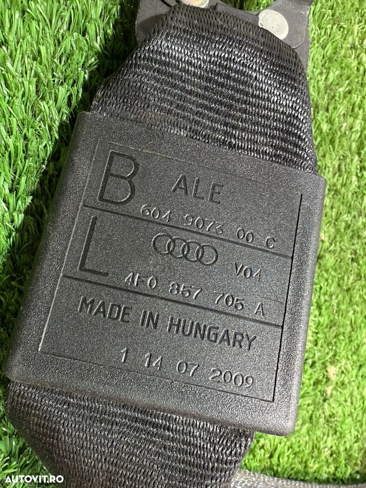 CENTURA SIGURANTA FATA STANGA AUDI A6 C6 AVANT 2.0 DIESEL 2009 COD OEM 604907300C 4F0857705A 560788701 2006-2010 - 7