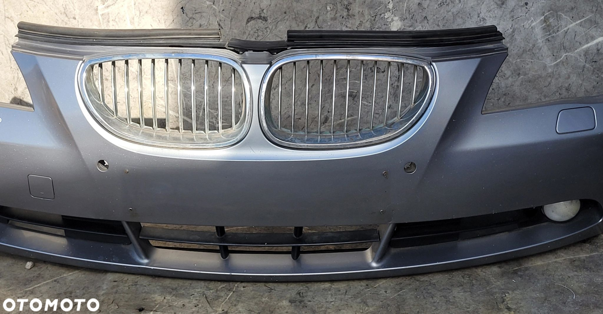 ZDERZAK PRZÓD PRZEDNI BMW E60 E61 A08 SILBERGRAU A170 - 3