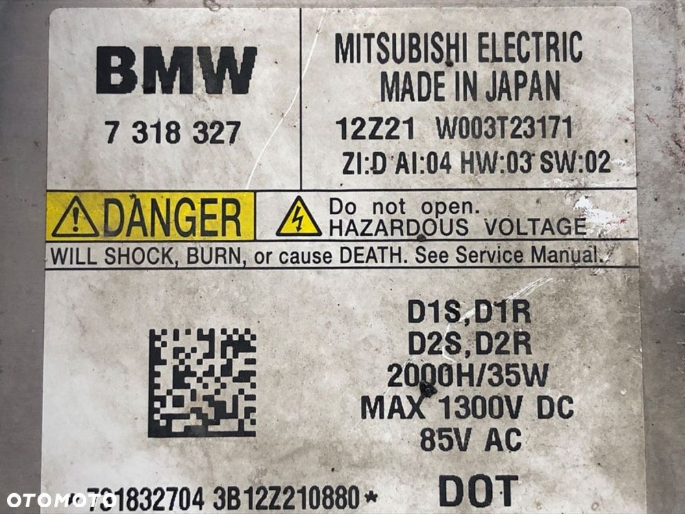 PRZETWORNICA XENON  BMW X1 (E84) 2009 - 2015 xDrive 20 d 135 kW [184 KM] olej napędowy 2012 - 2015 - 4