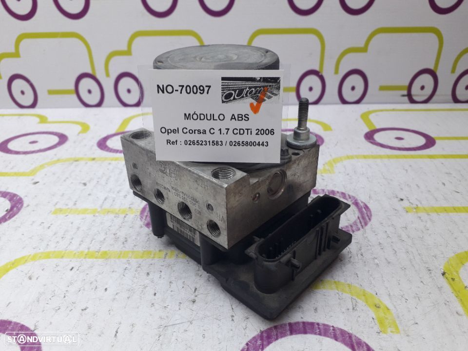 Módulo ABS Opel Corsa C 1.7 CDTi 100Cv de 2006 - Ref: 0265231583 - NO70097 - 1