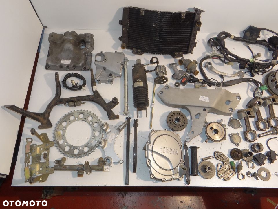 Yamaha GTS 1000 chłodnica pokrywa silnika miska olejowa moduł zapłonowy tłoki korbowody - 2