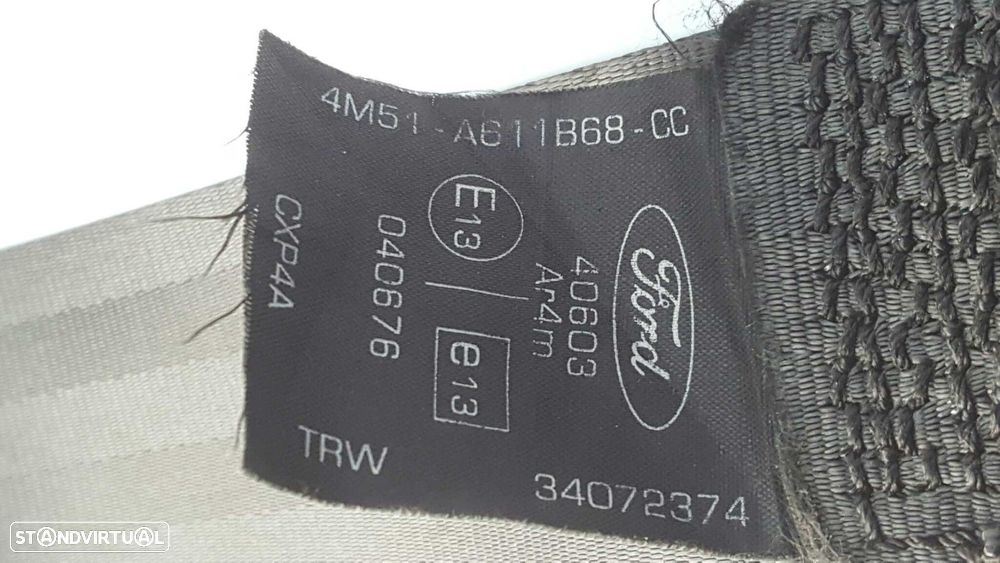 CINTO DE SEGURANÇA TRASEIRO ESQUERDO FORD KUGA (CBV) TITANIUM - 2