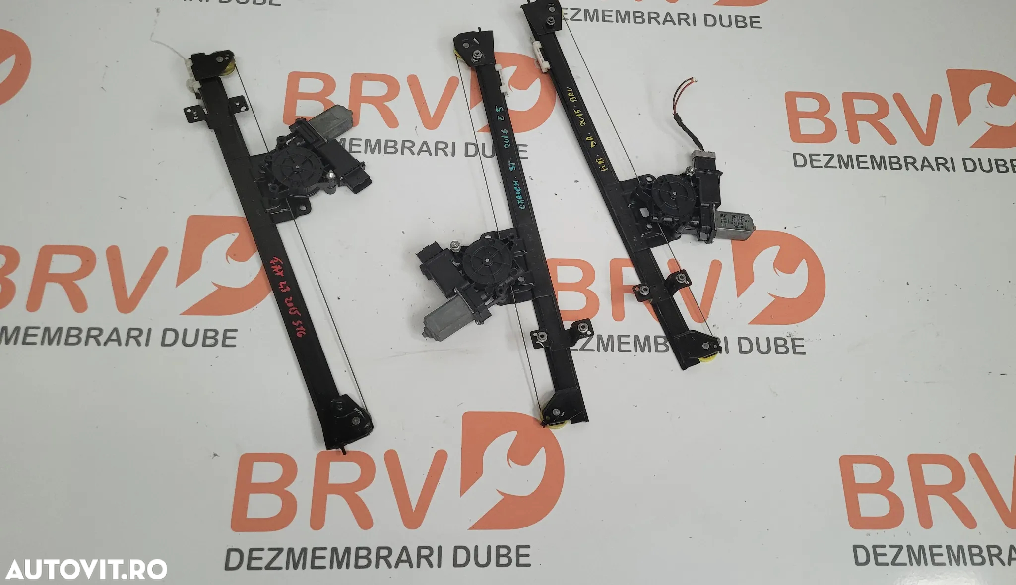 Macara geam st / dr pentru Peugeot Boxer / Citroen Jumper / Fiat Ducato Euro 5 2011-2016 an fabricatie - 6