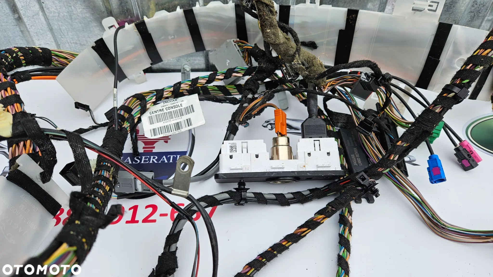 Jaguar XJ 351 Instalacja lewa komory bagażnika Wiązka tył lewy Przewody wzmacniacza DW93-18C951-CAC - 8