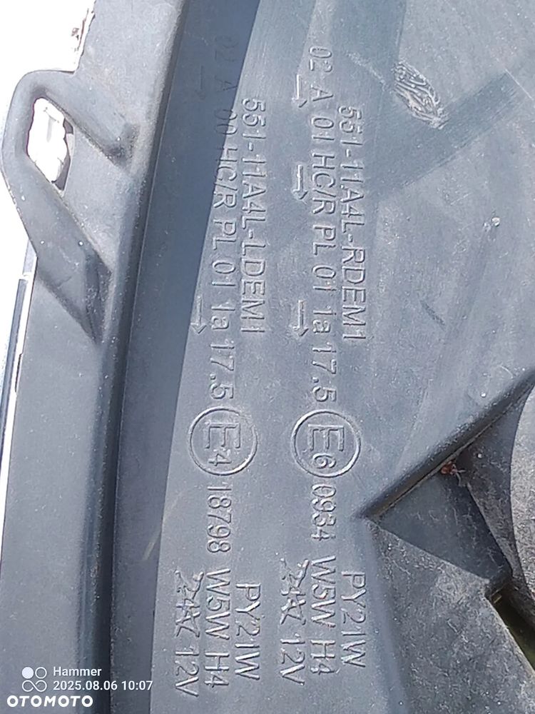 KANGOO II LIFT lampa lewa Europa - 4