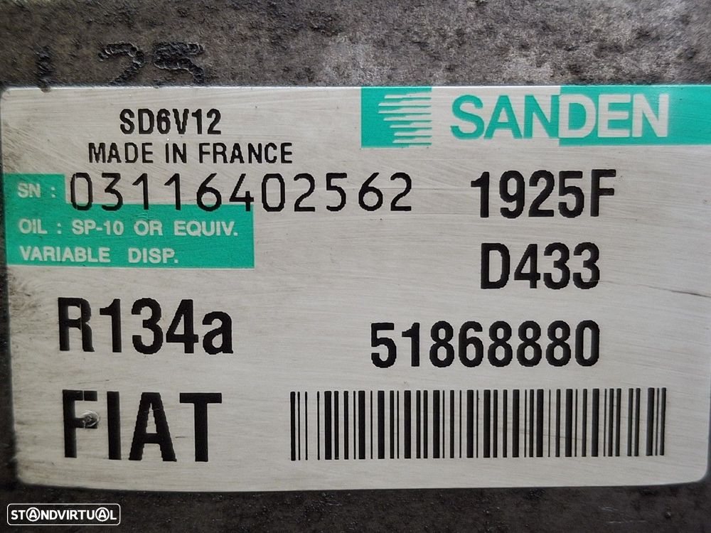 Compressor Do Ar Condicionado Fiat Doblo Caixa/Combi (263_) - 6