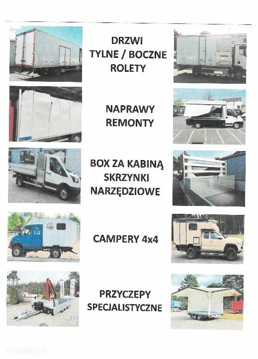 Bagażnik dachowy na stelażu zabudowy skrzyni z plandeką - 3