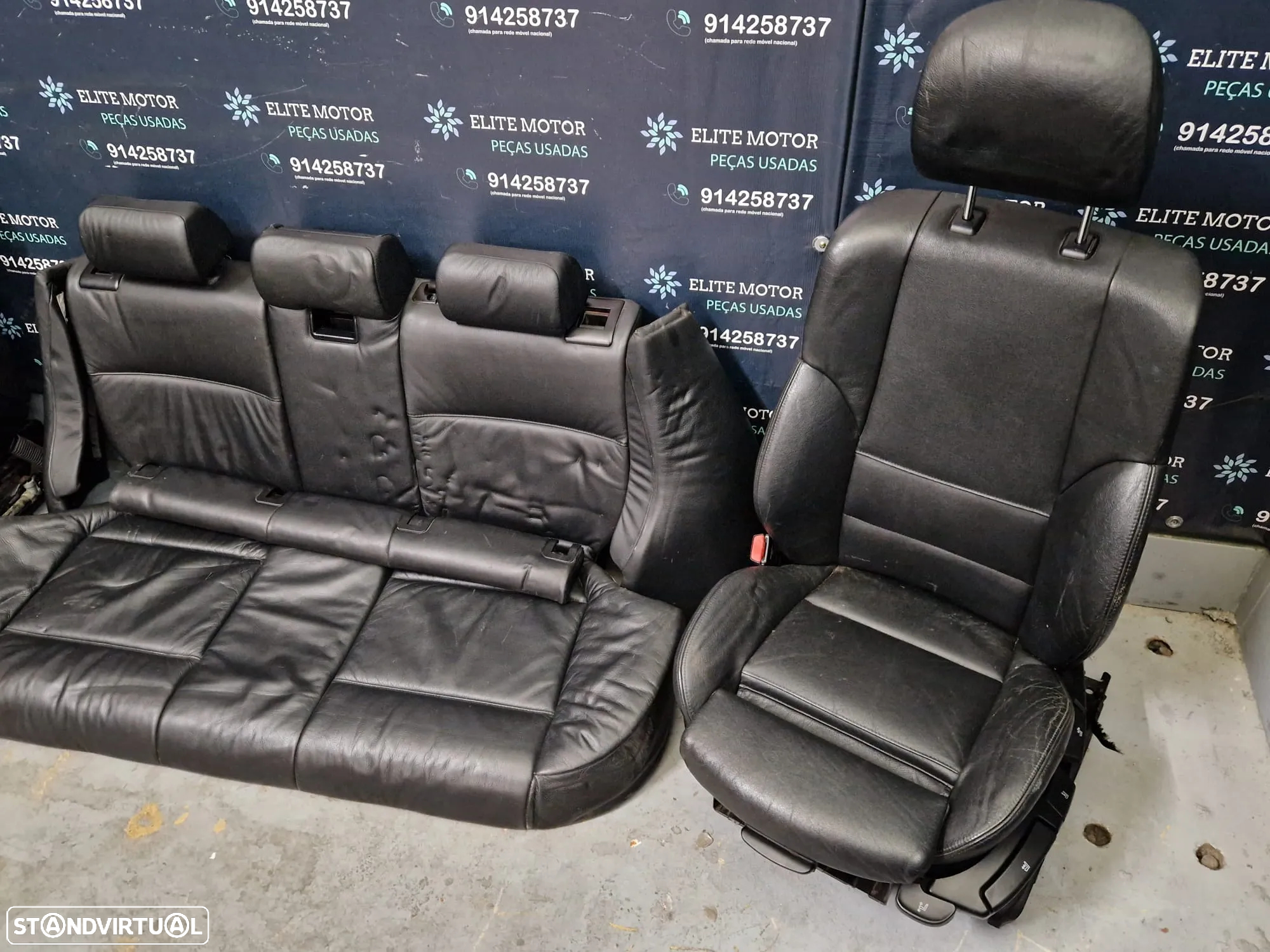 Jogo de bancos usados BMW SERIE 3 E46 PACK M TOURING PELE - 2