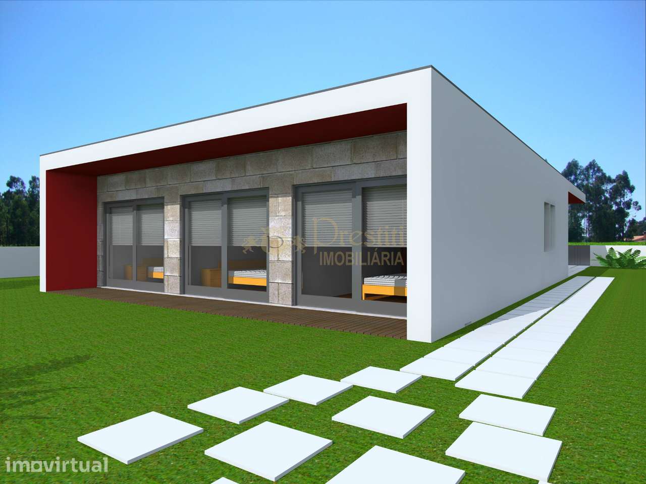 Moradia Individual T3     Chave na Mão  Ref. CUBIC SPACE - Grande imagem: 4/8