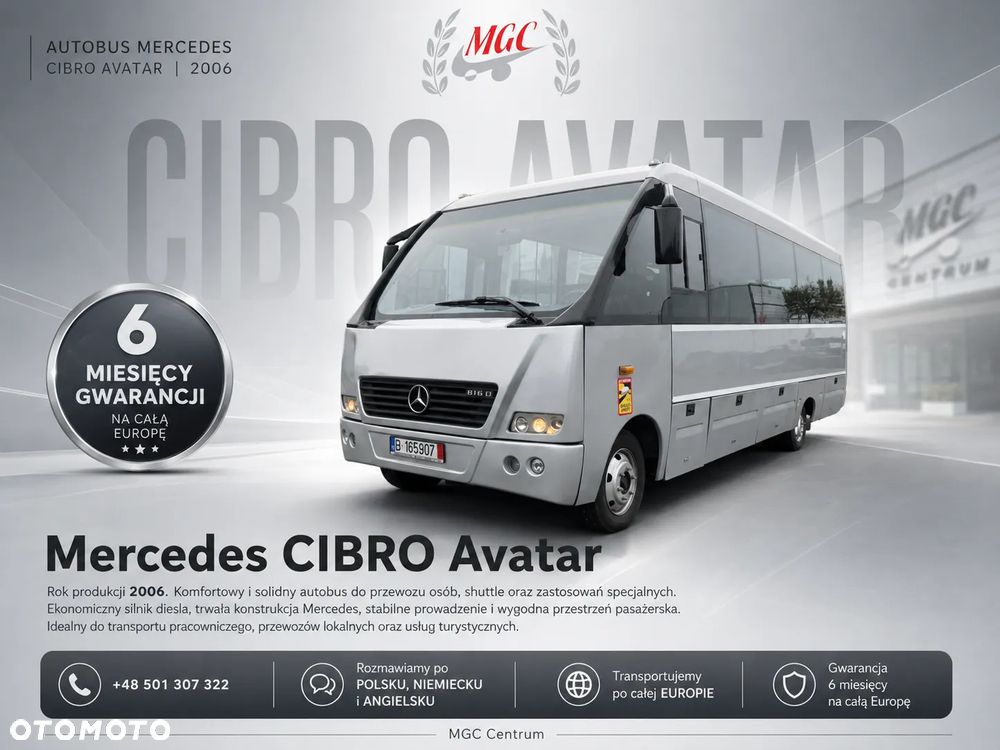 Mercedes-Benz Mediano CIBRO 816D / 33 MIEJSCA / PO SERWISIE / BRAK RDZY / SPRAWNY / EURO 4 / OKAZJA! - 2