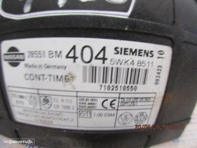 Modulo 5WK48511 28551BM404 NISSAN  ALMERA N16 2000 1.8I 115CV 5P CINZA Módulo Conforto - 3