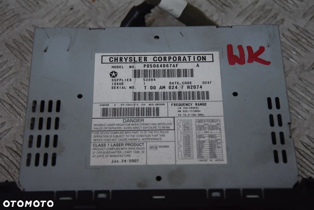 JEEP GRAND CHEROKEE WK RADIO - 3