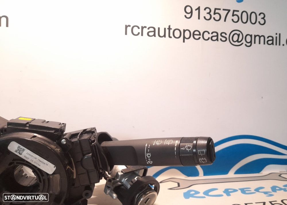 FITA AIRBAG COMANDOS MULTIFUNÇÕES COMUTADOR COMUTADORES MANETE MANETES 22899138 75W0087M OPEL INSIGNIA A G09 SPORTS TOURER 2.0 CDTI 130CV A20DT - 4