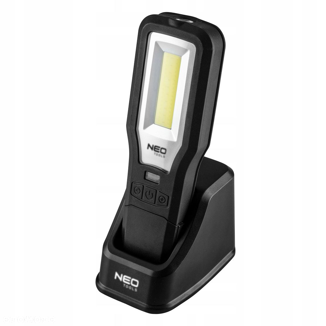 NEO LAMPA LATARKA WARSZTATOWA 550LM COB LED  BAZA 360 ŁADOWARKA 99-071 - 2