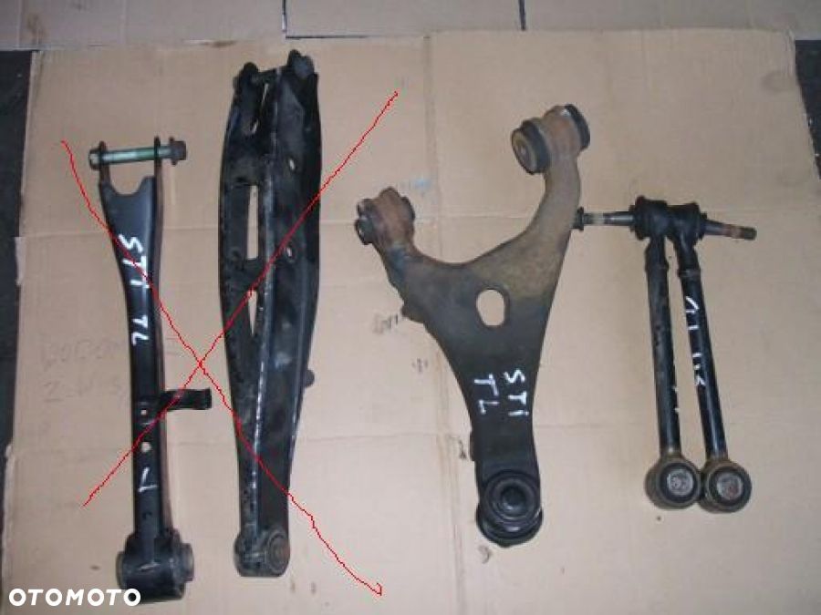 SUBARU IMPREZA STI WRX 07- WAHACZ lewy tył tylny - 1