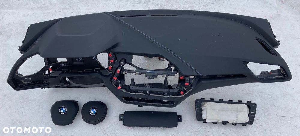 BMW 1 F40 F44 M DESKA KONSOLA KOKPIT PULPIT PÓŁKA PARAPET PODUSZKI AIRBAG PASY PAS KURTYNA KURTYNY FOTELA - 4