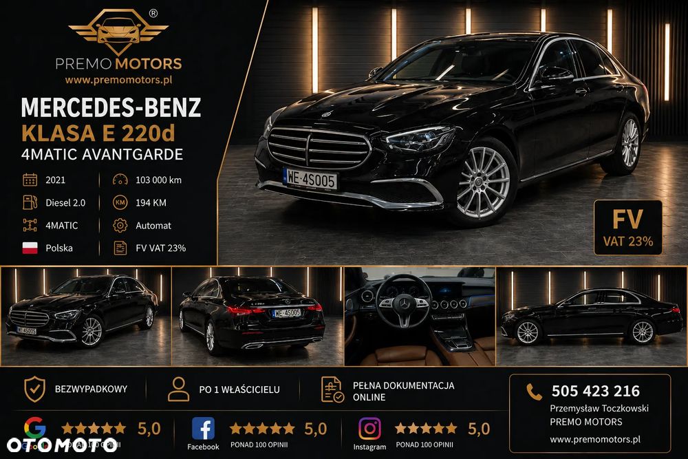 Mercedes-Benz Klasa E 220 d 4-Matic Avantgarde - 10